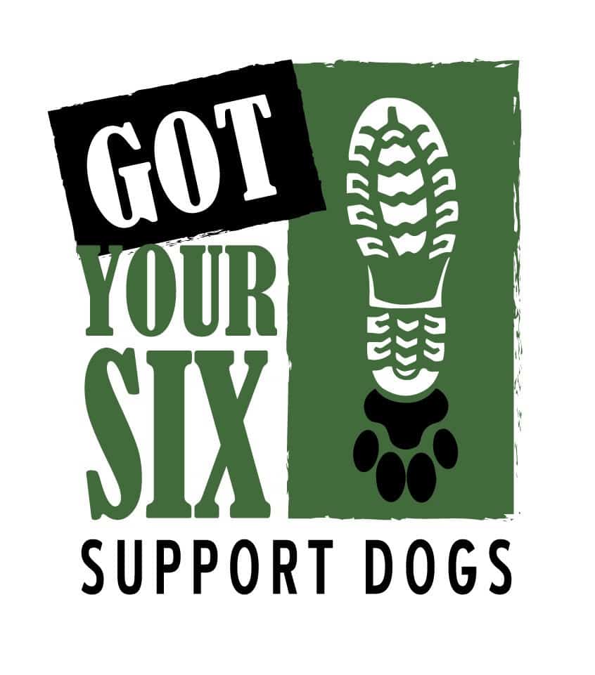 Got Your Six Support Dogs Logo, The Academy of Pet Careers